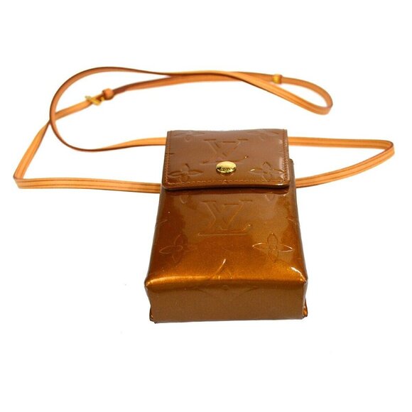 LOUIS VUITTON VERNIS GREENE CIGARETTE CASE SHOULDER BAG - Picture 4 of 16